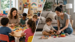 Daycare vs Staying Home With Parents