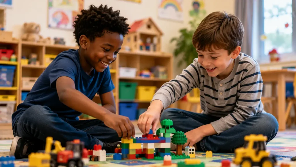 Children are playing