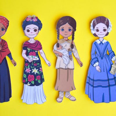 world womans day- kinder room paper dolls 1